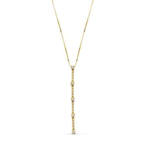 18K GARGANTILLA ORO AMARILLO CIRCONITA 45CM