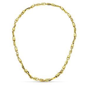 18K GARGANTILLA ORO AMARILLO HUECA 42CM