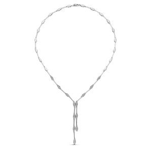18K GARGANTILLA ORO BLANCO CIRCONITAS