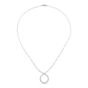 18K GARGANTILLA ORO BLANCO CIRCONITA