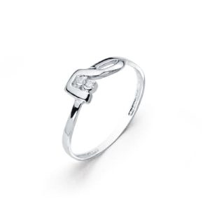 18K SORTIJA ORO BLANCO DIAMANTES TALLA BRILLANTE 0,026 QTS. ANCHO: 5MM. CUERPO: 1,5MM