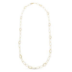 18K GARGANTILLA ORO AMARILLO ESLABONES 80CM